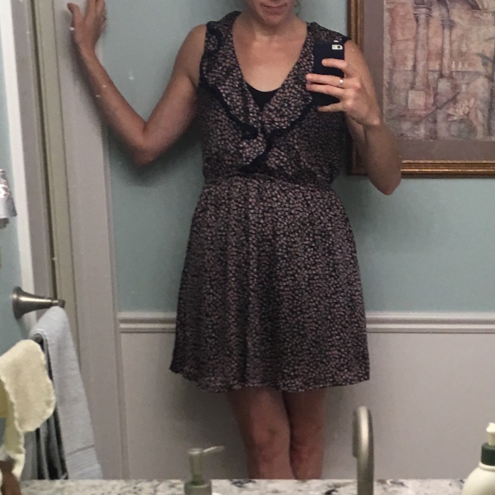 Flowery flowing summer dress